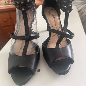 Jessica Simpson never worn studded heels. Size 10